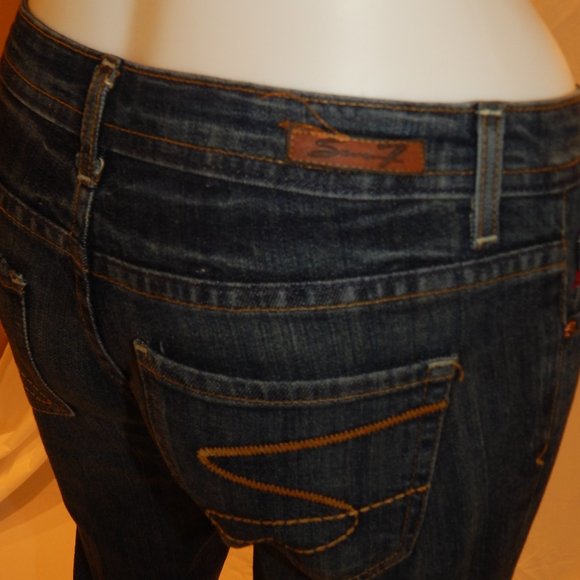 Seven 7 size 25 DESIGNER FLARED JEANS - Picture 7 of 14